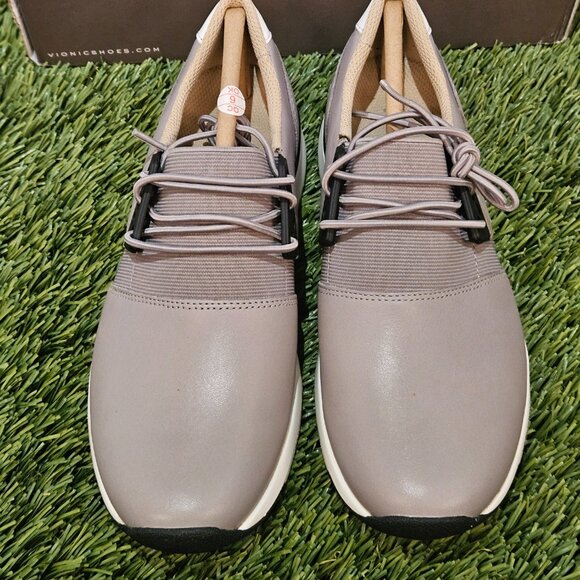 Vionic Women’s Carmen Leather Slip-On Sneakers – Light Gray – Size 6.5M – NIB 👟 - Picture 7 of 7